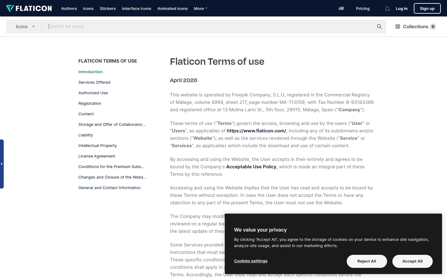 Design tool product page used in this comparison