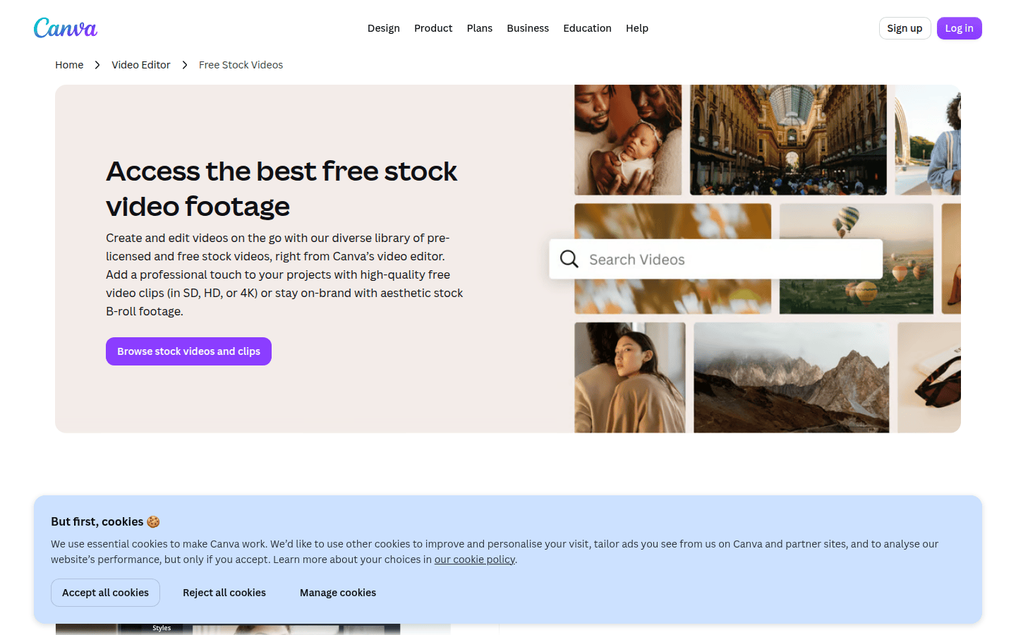 Design tool product page used in this comparison